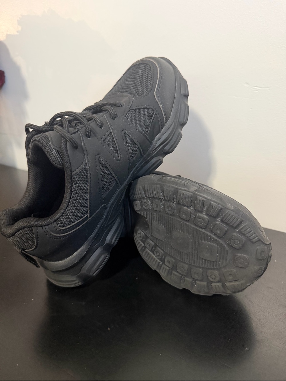 FUBU Men's Black All-Over Athletic Trainer Sneakers